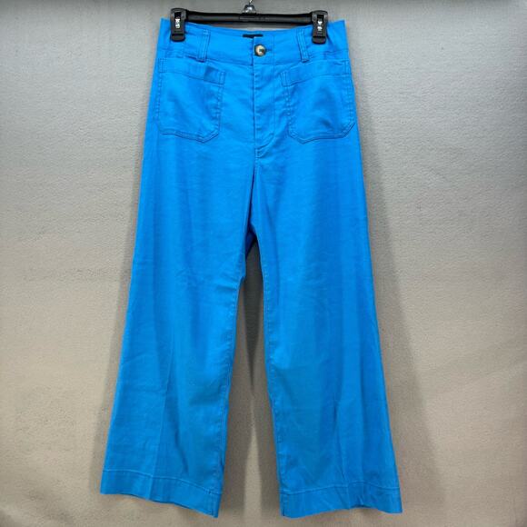 Maeve by Anthropologie Pants - NWOT Maeve by Anthropologie Pants Women's 27/4 Blue The Colette Wide Leg Boho